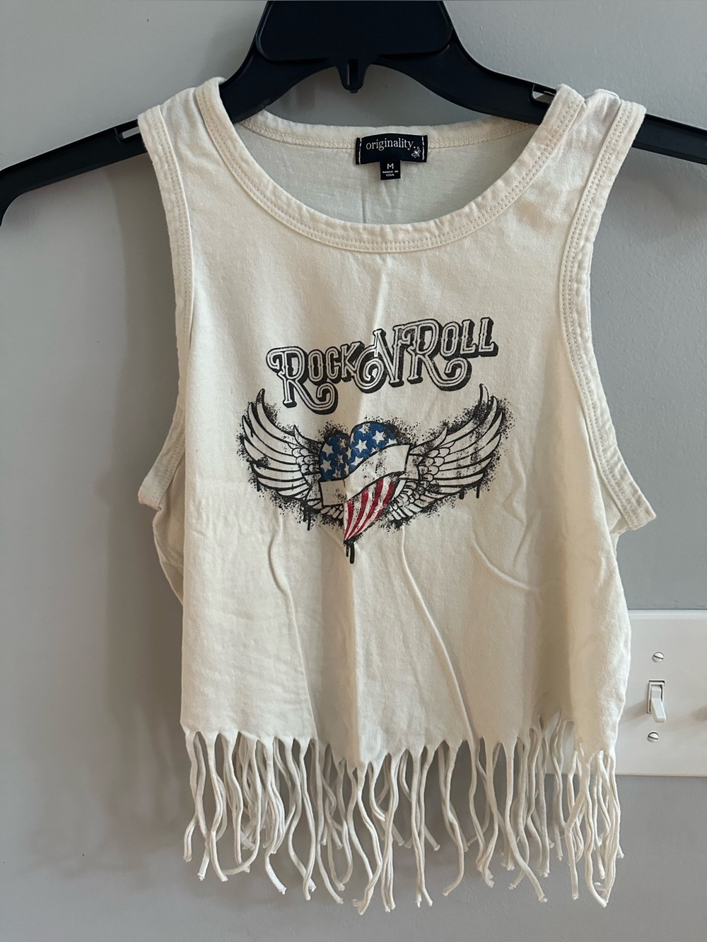 Originality Rock N Roll fringe top